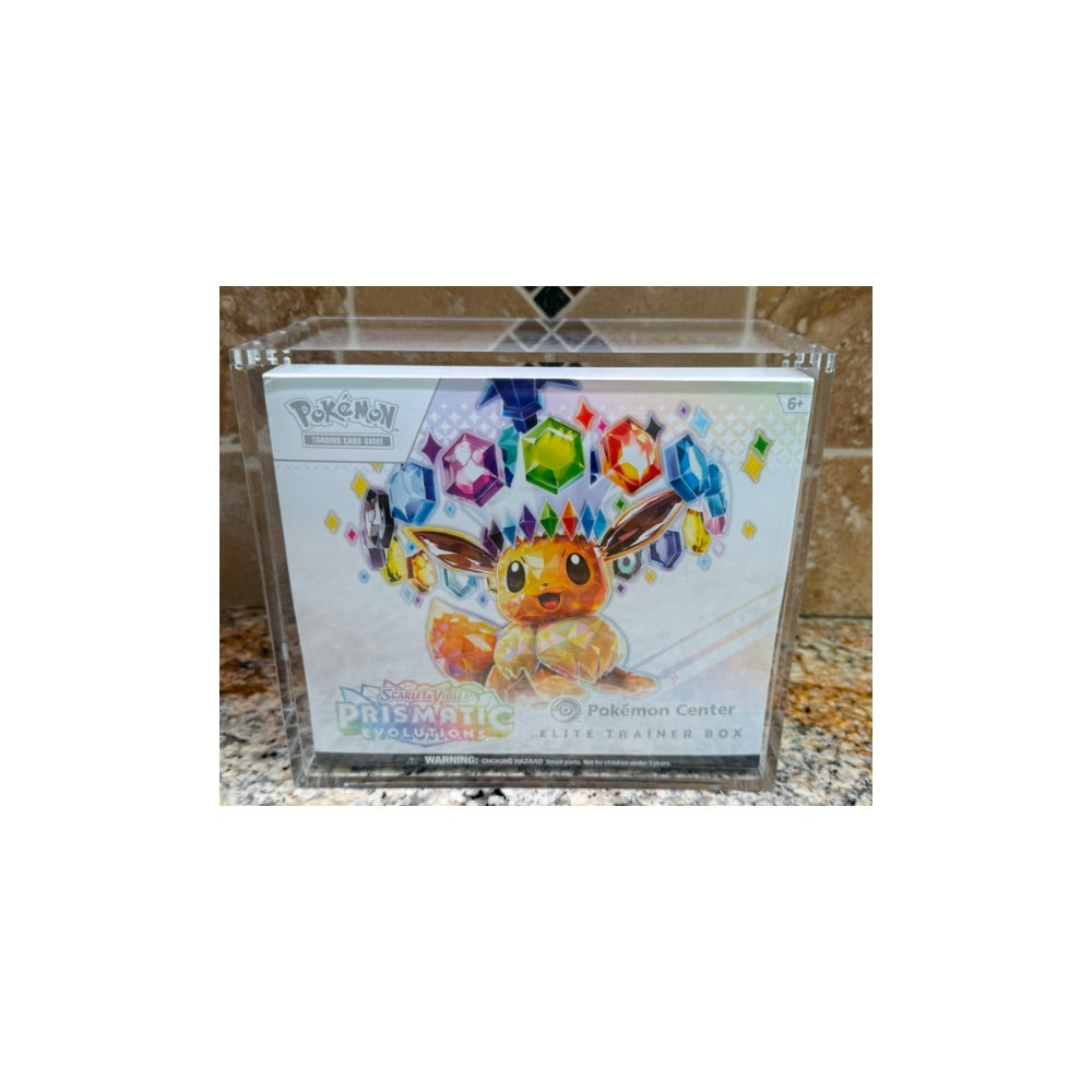 1x Acrylic Display Case for English Pokémon ETB (Elite Trainer Box)