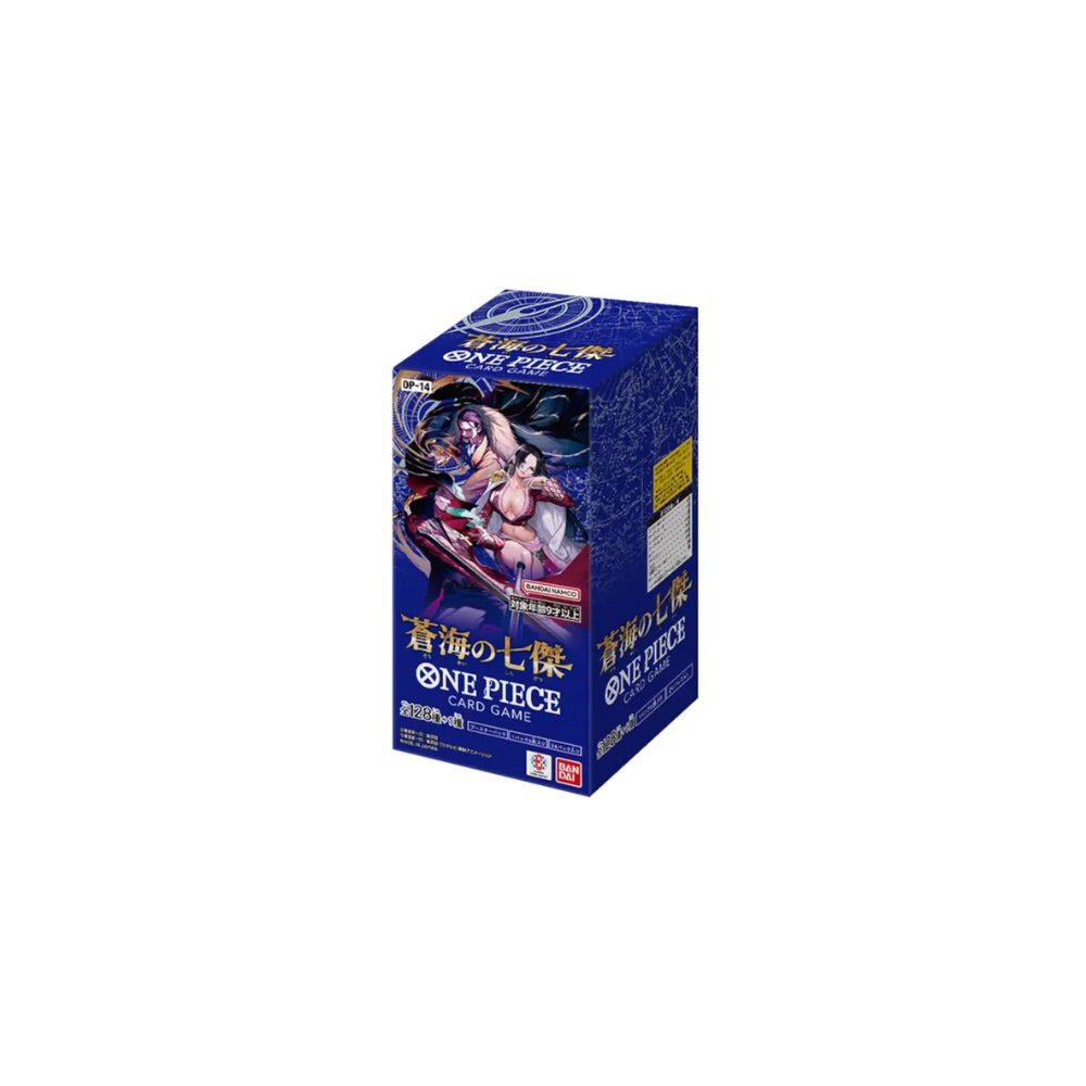 one piece op 14 booster box One Piece OP-14 Seven Heroes of the Blue Sea Booster Box (Japanese) – PhantomPacksTCG