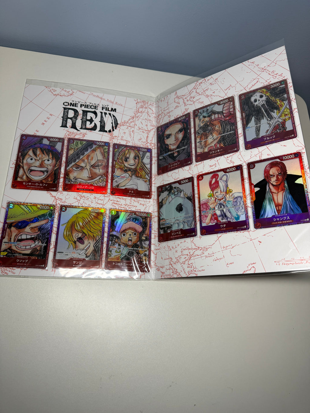 One Piece Premium Card Collection Film Red Edition Japanese Promo Set