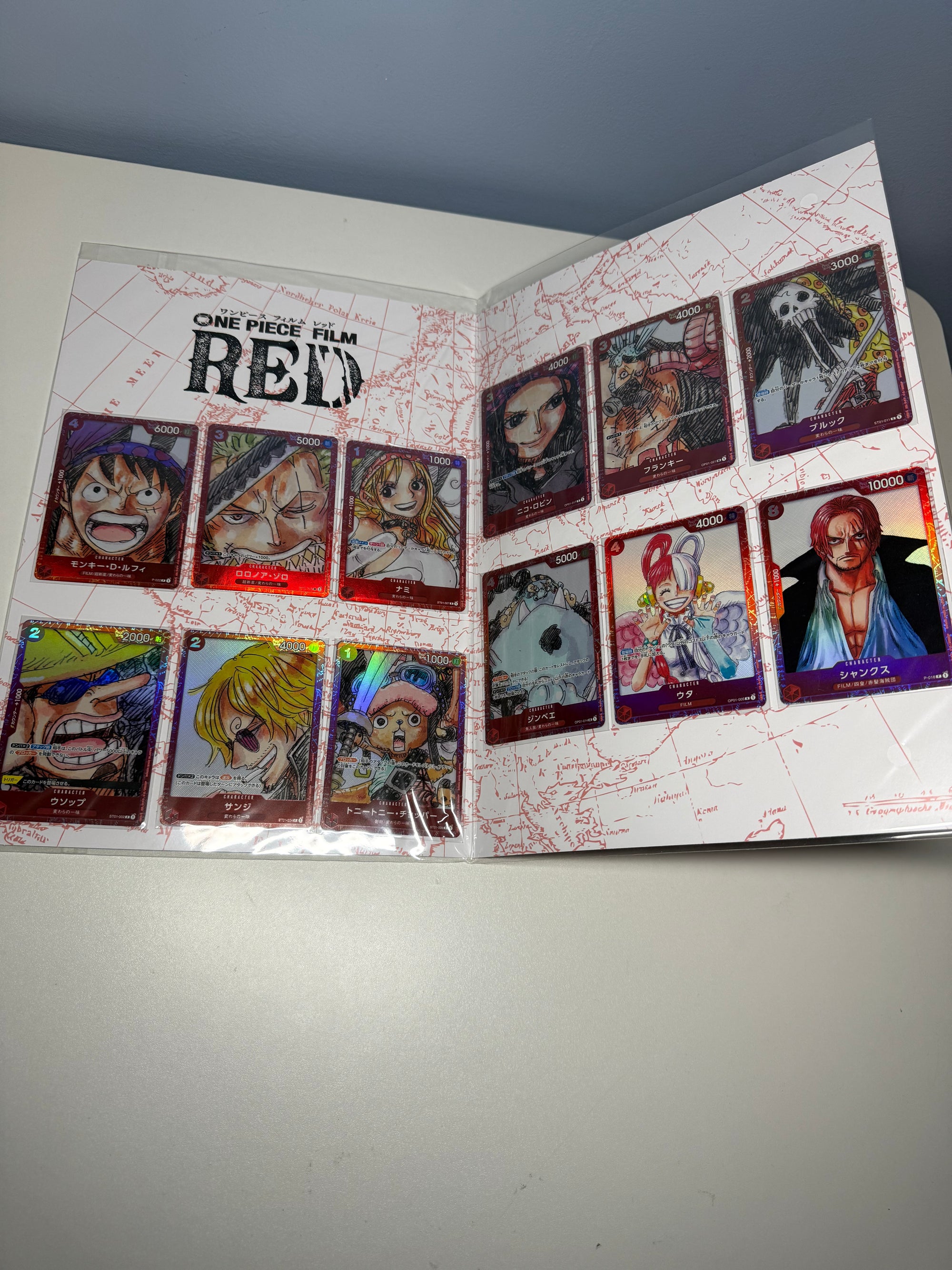 One Piece Premium Card Collection Film Red Edition Japanese Promo Set