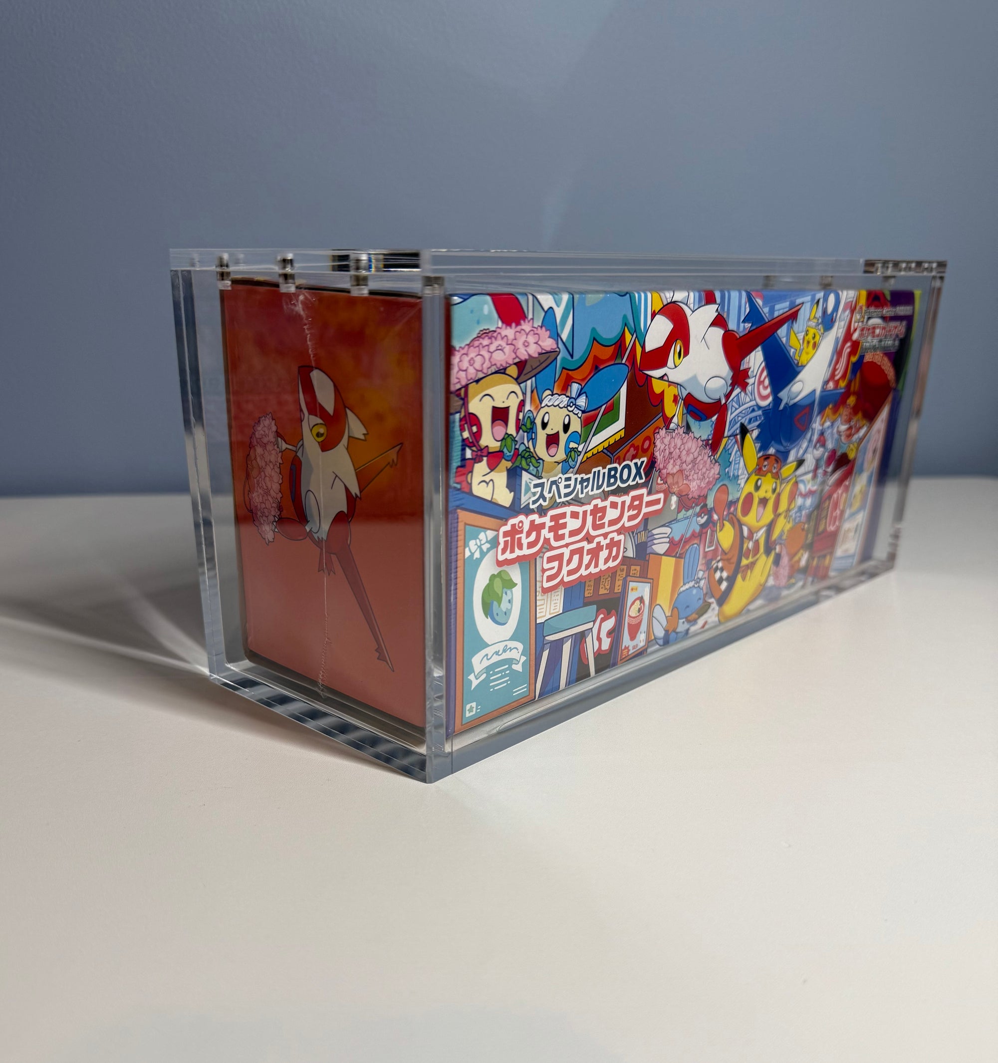 PRE ORDER - 3x Acrylic Case For Pokémon Center Tohoku/Hiroshima/Fukuoka Japanese Special Box