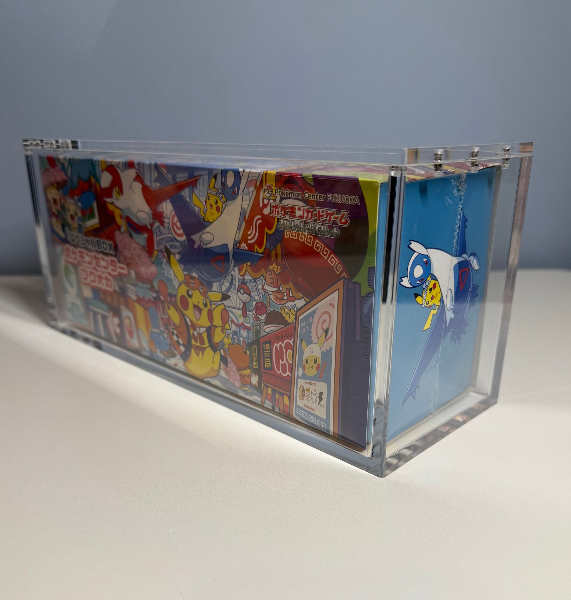 PRE ORDER - 3x Acrylic Case For Pokémon Center Tohoku/Hiroshima/Fukuoka Japanese Special Box
