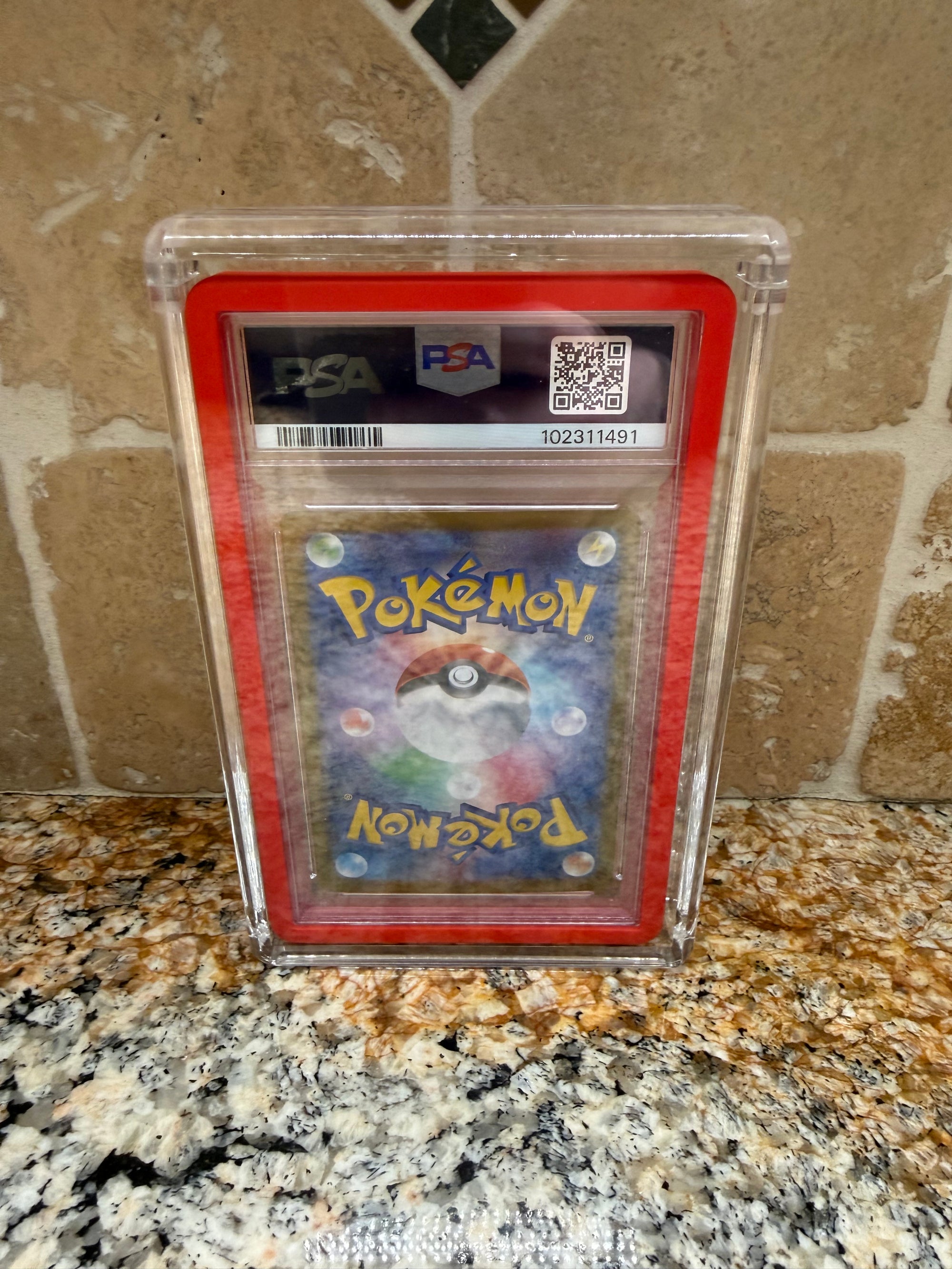 PSA Slab Bumper Acrylic Display Case Magnetic Lid