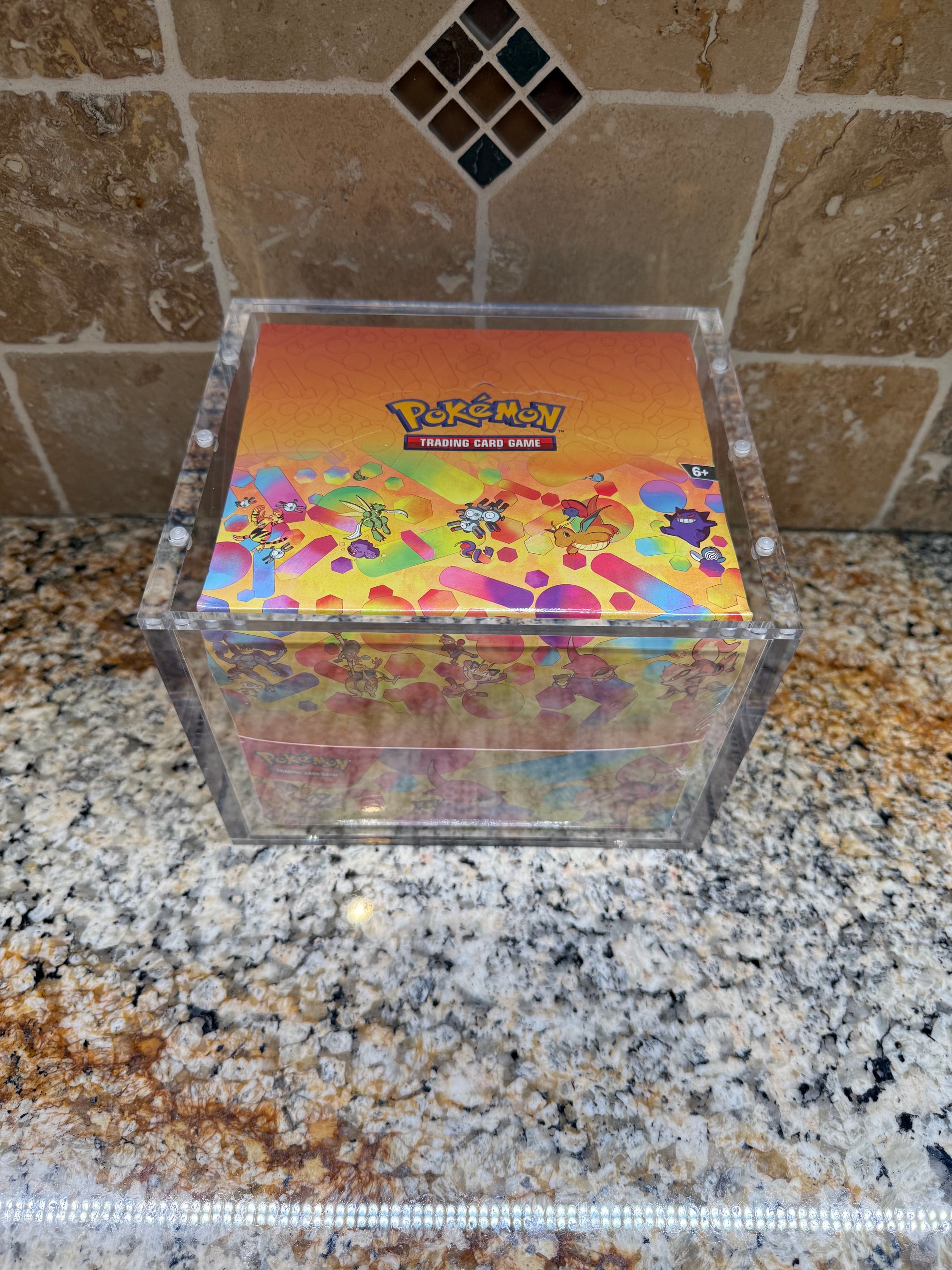 Pokémon 151 Mini Tin Display Acrylic Case Magnetic | 10 Tin Display