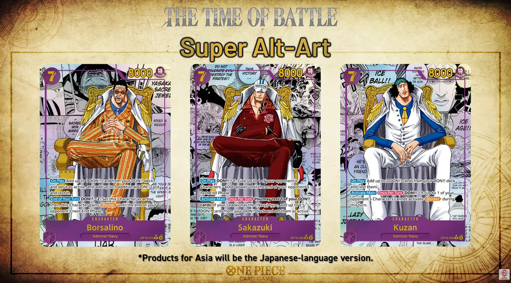 One Piece OP-16 The Time of Battle Booster Box (Japanese)