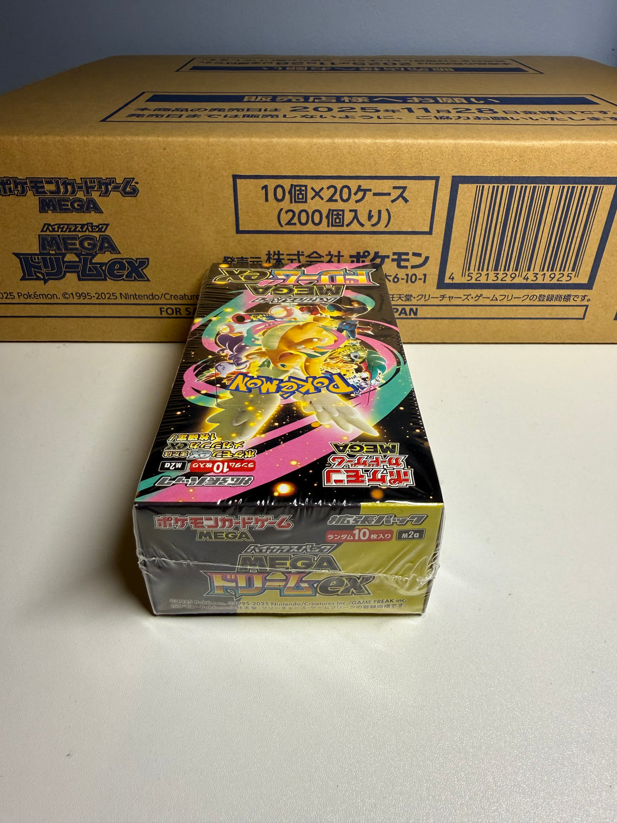 Pokémon: Mega Dream EX M2A Booster Box — Mega Evolution Series (Japanese) — Case Fresh