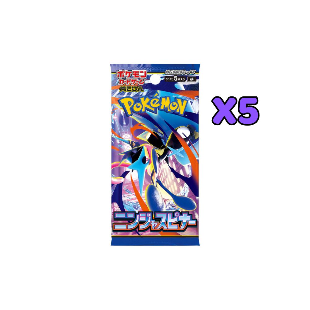 Pokémon: Ninja Spinner M4 Booster Box — Mega Evolution Series (Japanes – PhantomPacksTCG
