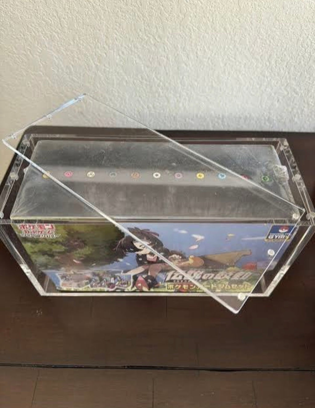 Pokémon Eevee Heroes Gym Box Acrylic Case Magnetic Lid