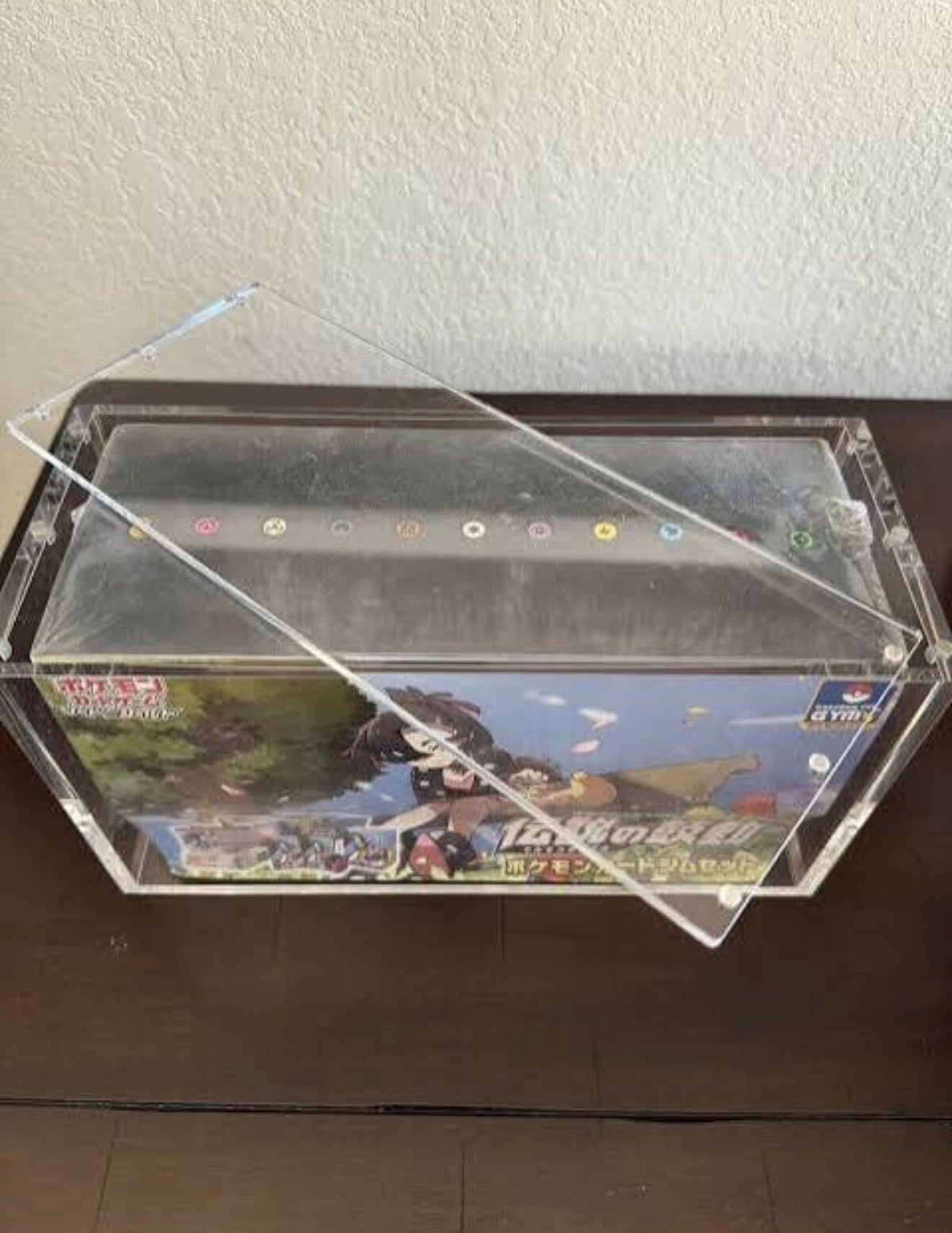 Pokémon Eevee Heroes Gym Box Acrylic Case Magnetic Lid