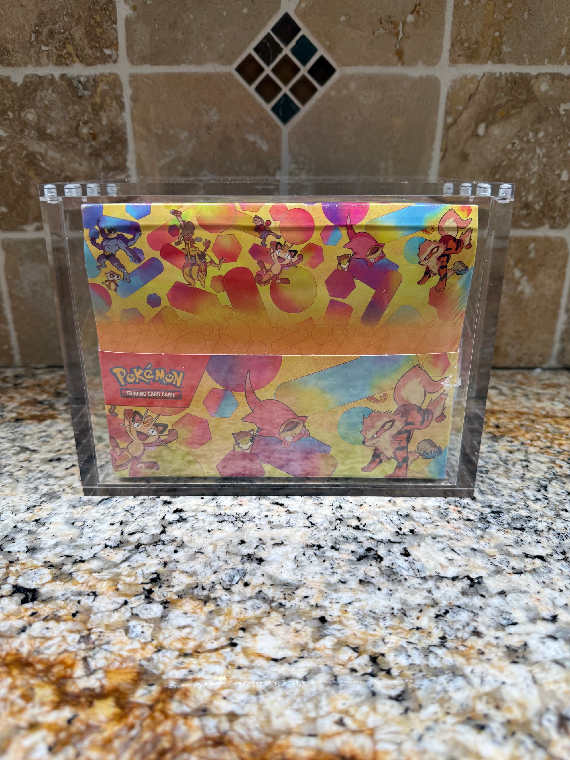 Pokémon 151 Mini Tin Display Acrylic Case Magnetic | 10 Tin Display