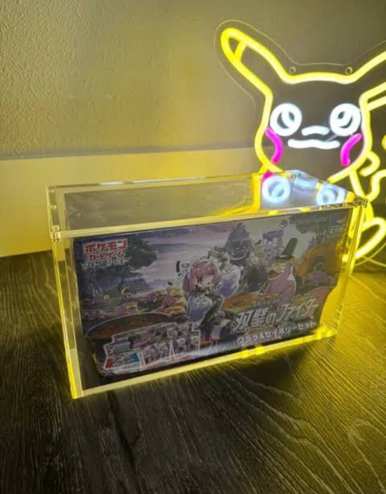 Pokémon Eevee Heroes Gym Box Acrylic Case Magnetic Lid