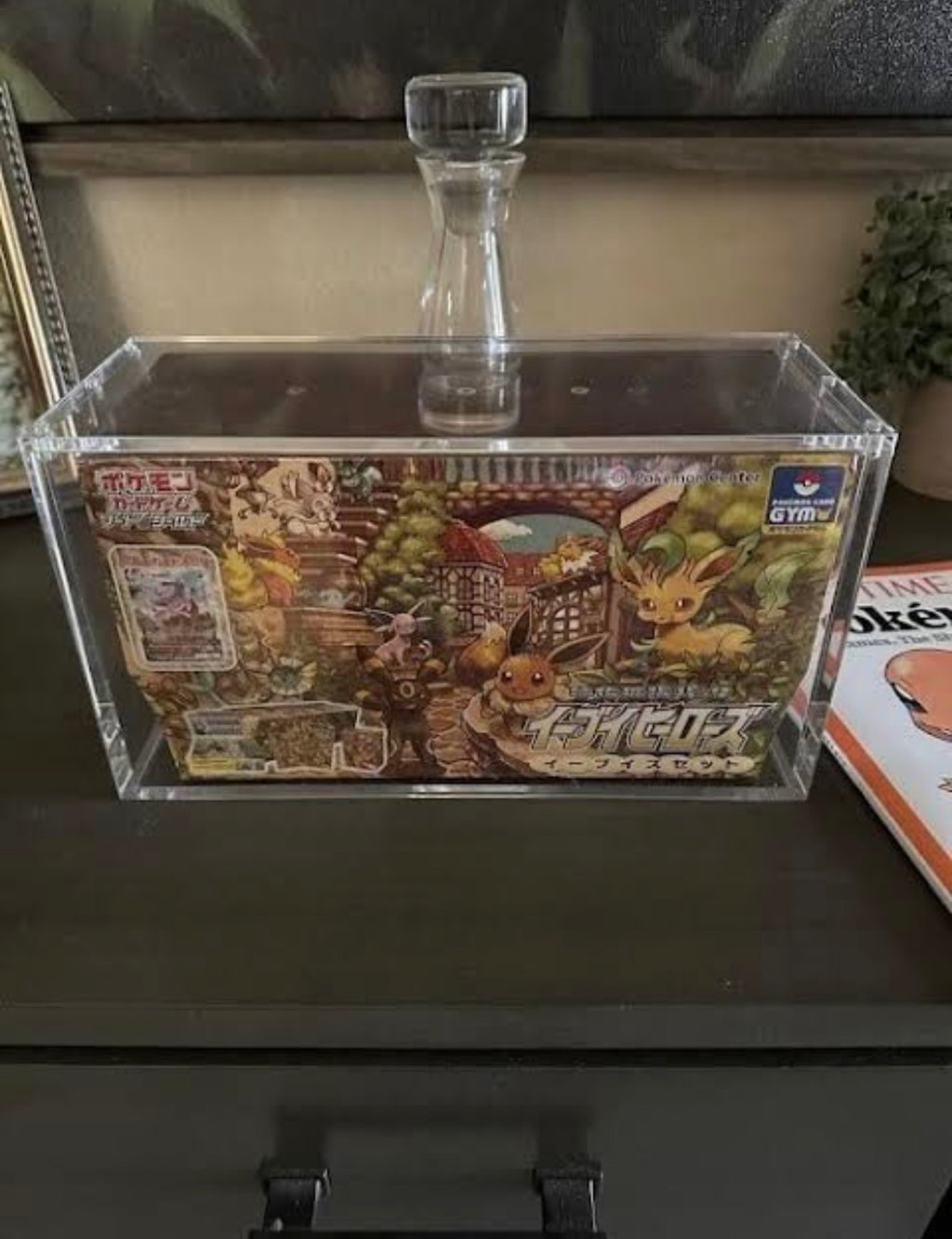 Pokémon Eevee Heroes Gym Box Acrylic Case Magnetic Lid
