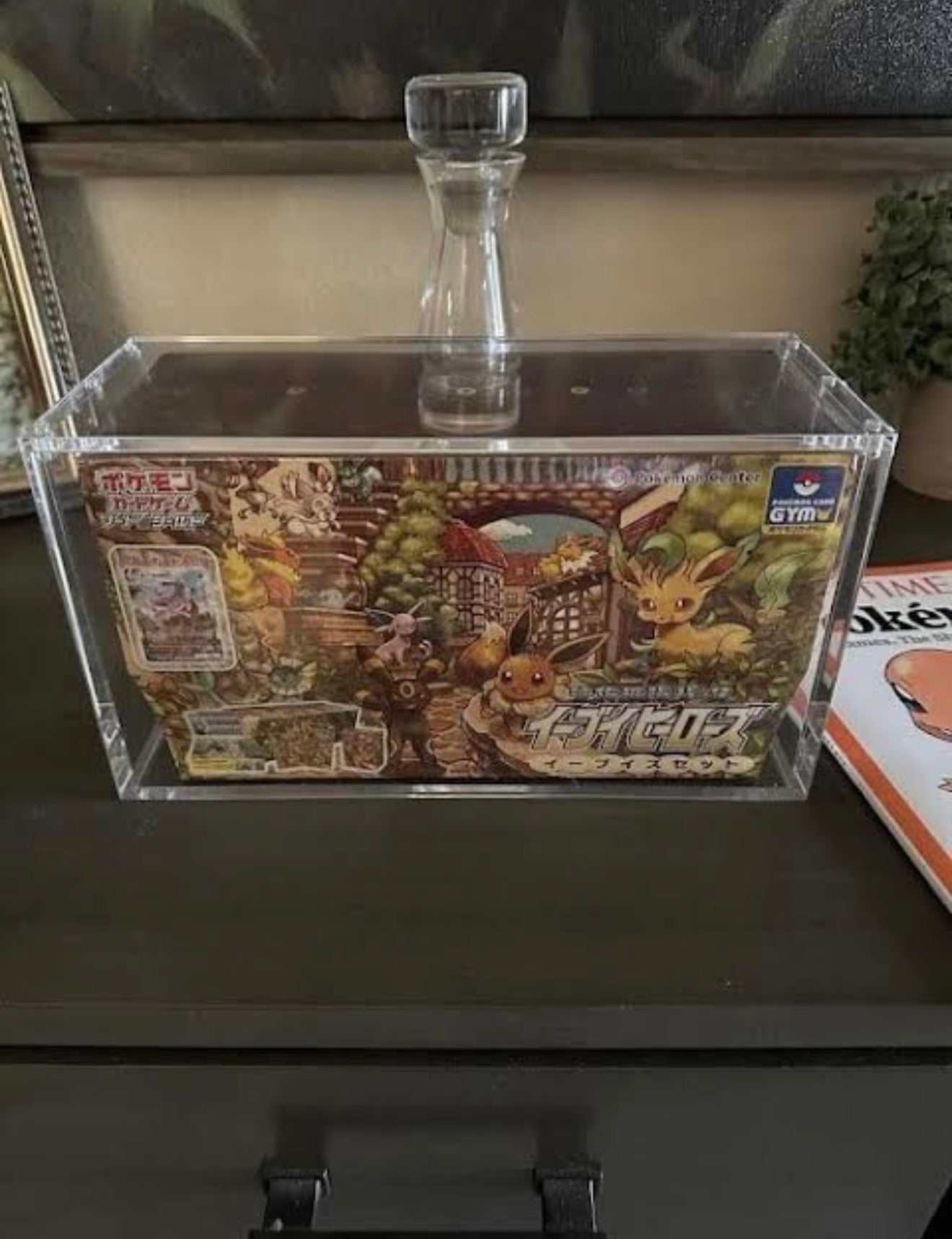 Pokémon Eevee Heroes Gym Box Acrylic Case Magnetic Lid