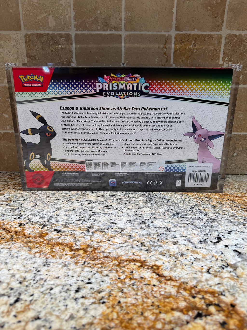 Pokémon Prismatic Figurine Collection Acrylic Case Magnetic Lid