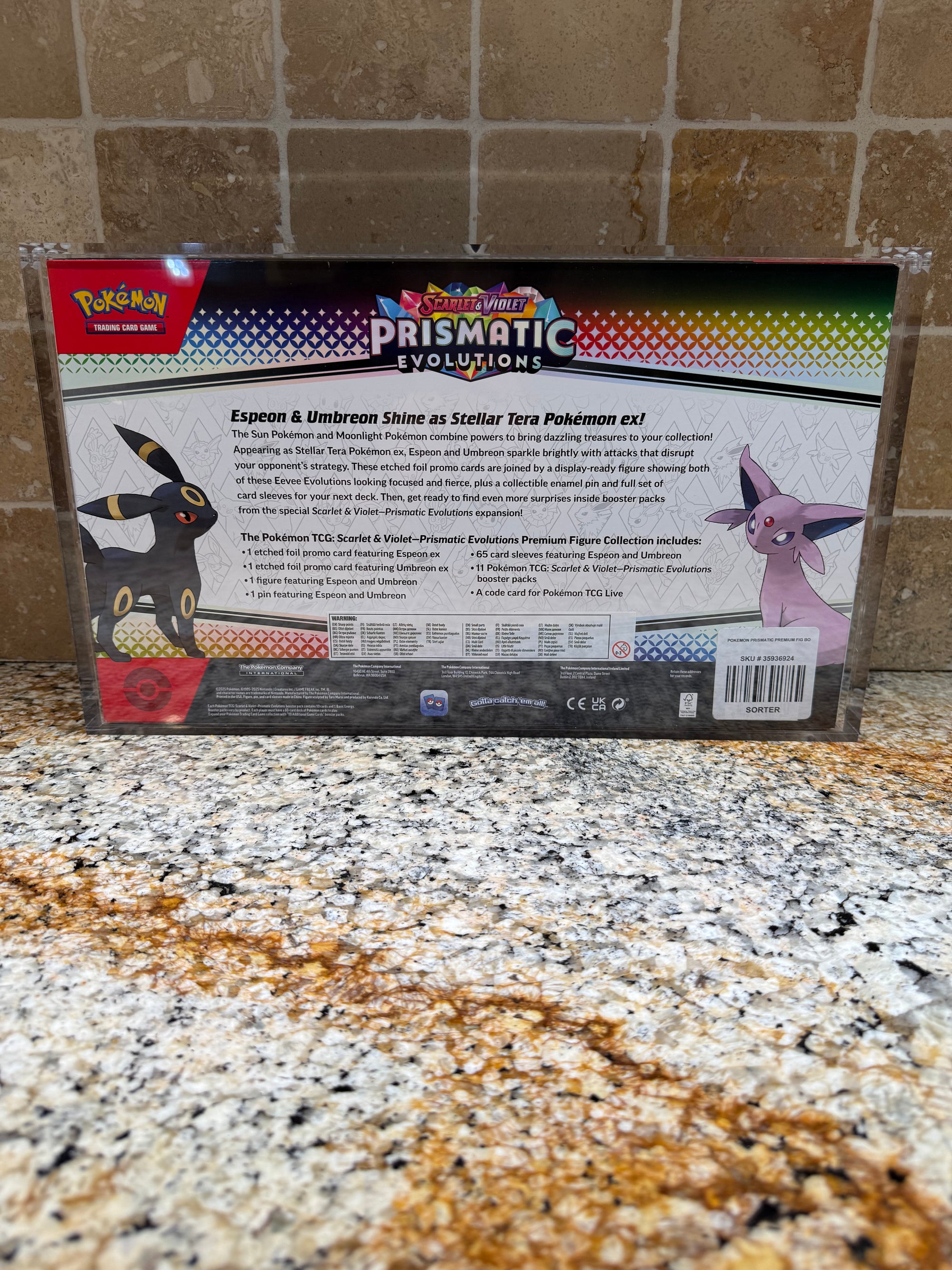Pokémon Prismatic Figurine Collection Acrylic Case Magnetic Lid