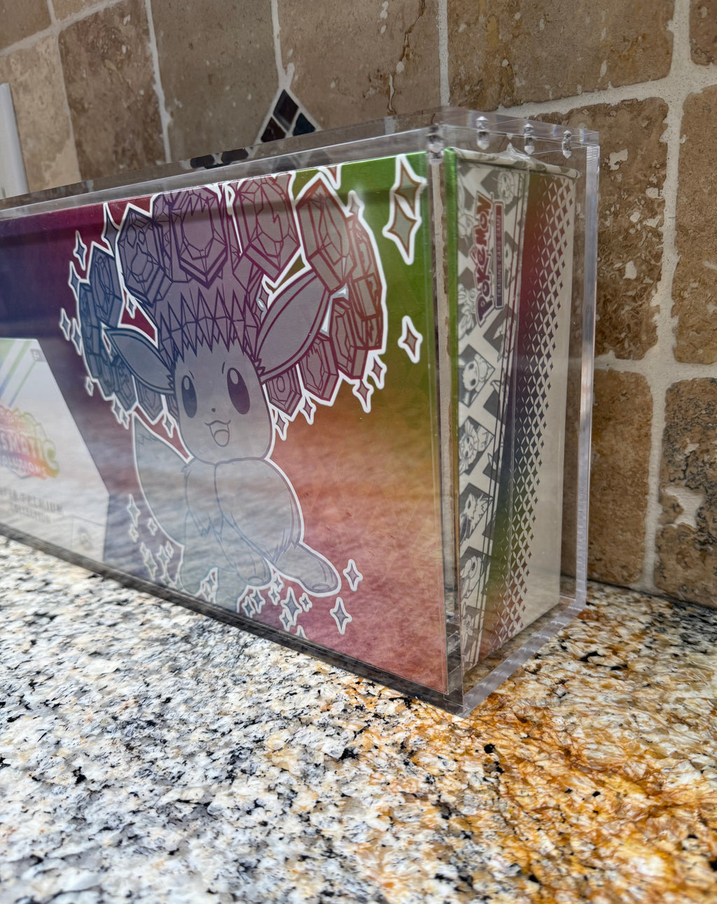 Pokémon Prismatic Evolutions SPC Acrylic Display Case