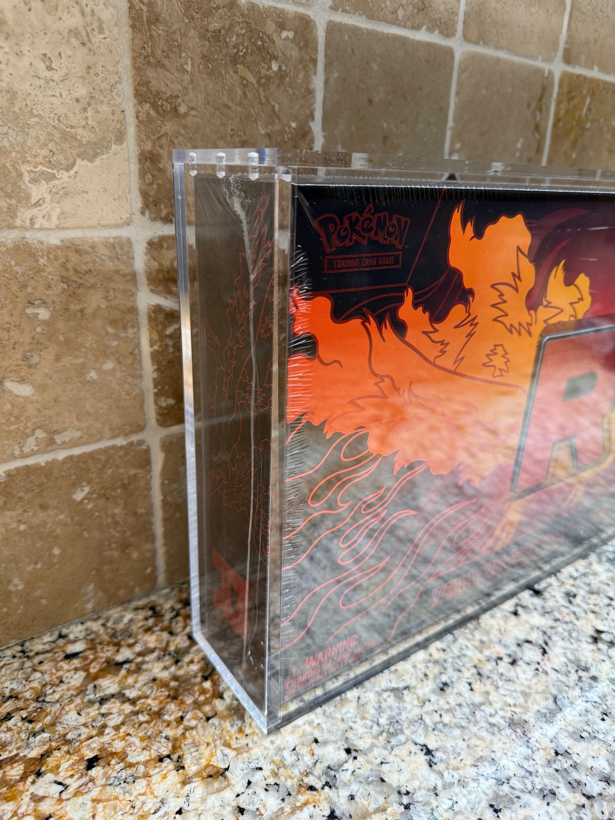 Pokémon Team Rocket’s Moltres ex UPC Acrylic Display Case