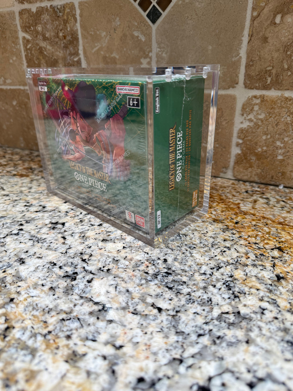 One Piece Booster Box Acrylic Case Magnetic Lid | English Version