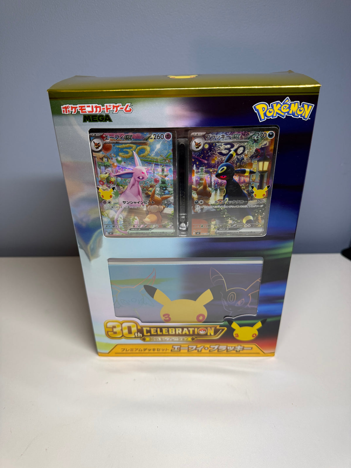 Pokémon 30th Anniversary Premium Deck Set Espeon Umbreon Japanese