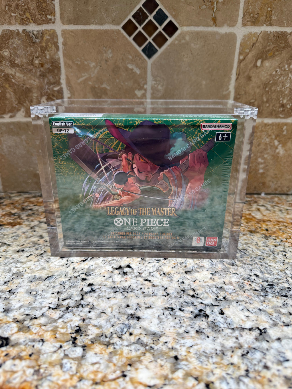 One Piece Booster Box Acrylic Case Magnetic Lid | English Version