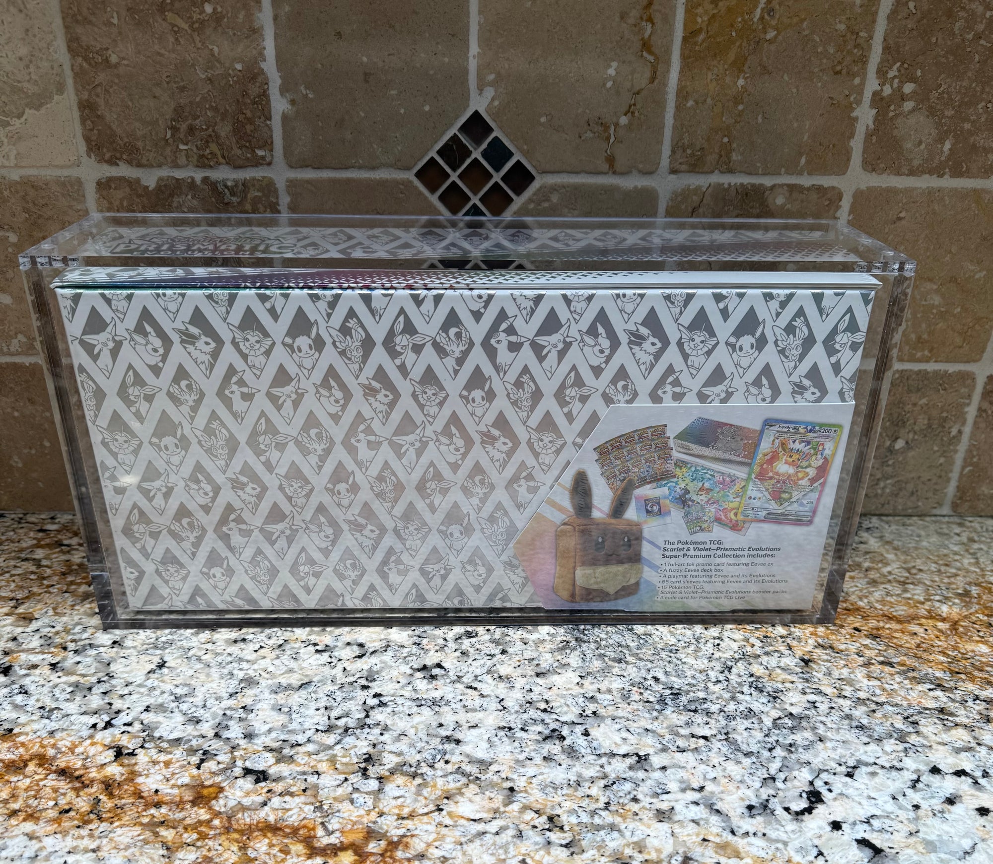 prismatic evolutions booster display box Pokémon Prismatic Evolutions SPC Acrylic Display Case – PhantomPacksTCG