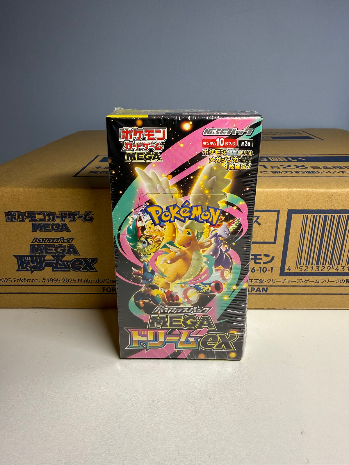 Pokémon: Mega Dream EX M2A Booster Box — Mega Evolution Series (Japanese) — Case Fresh