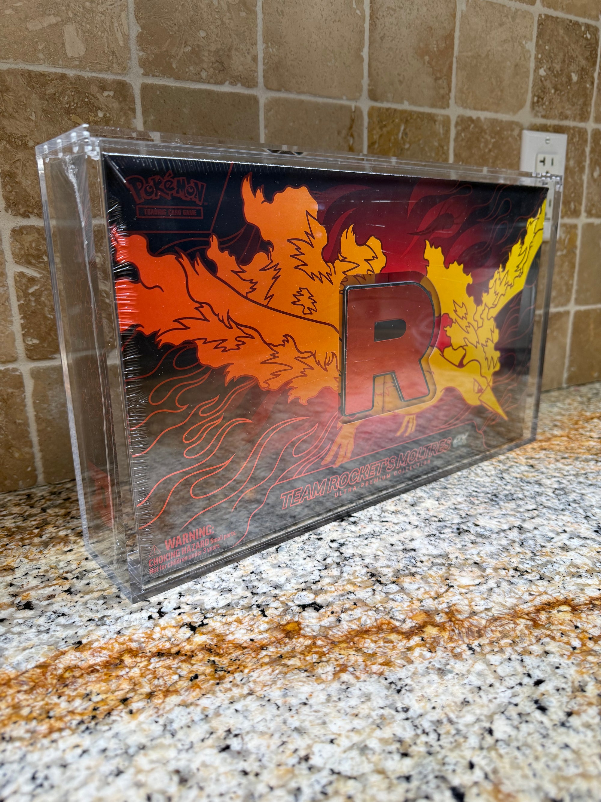 Pokémon Team Rocket’s Moltres ex UPC Acrylic Display Case