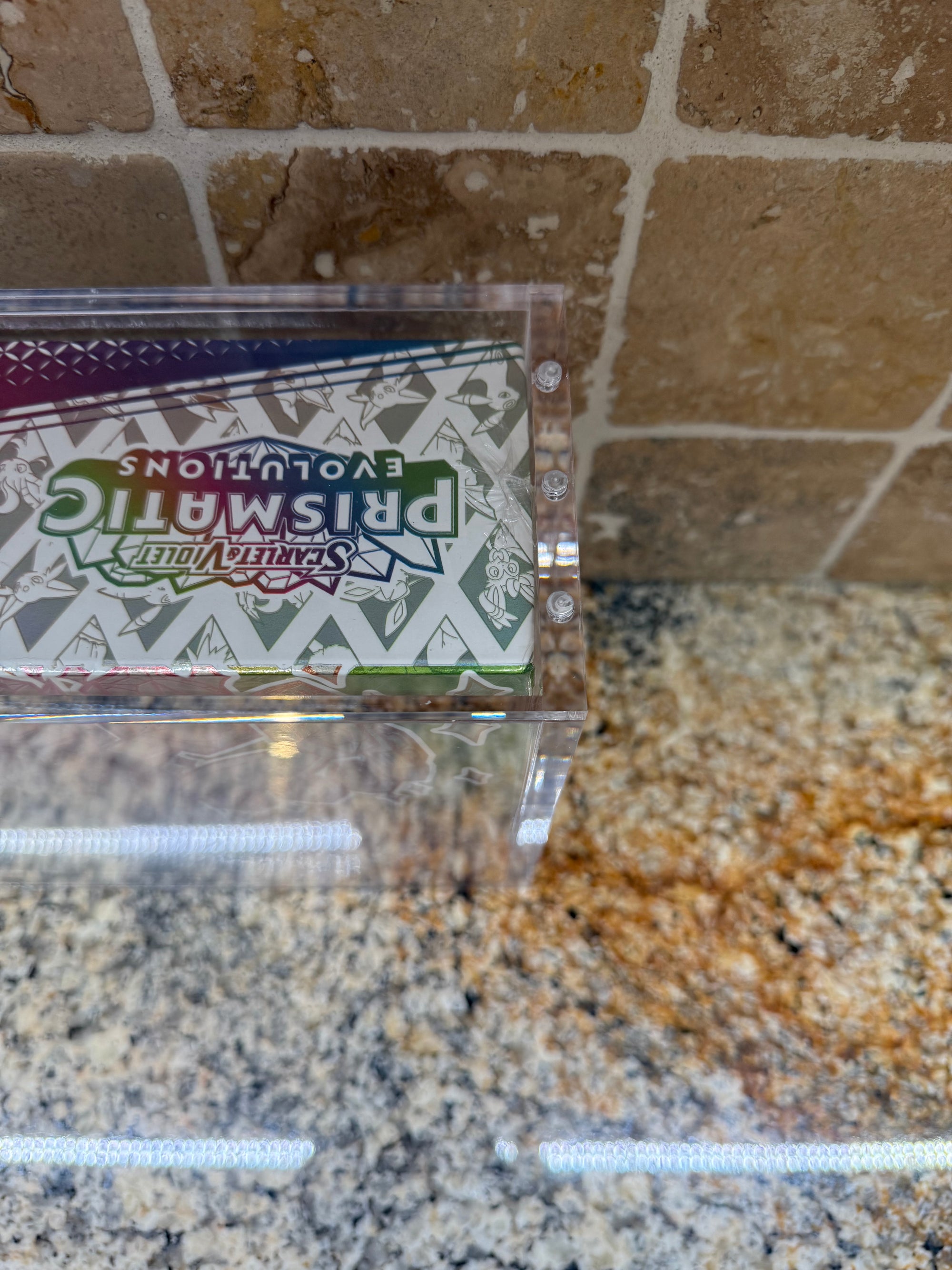 Pokémon Prismatic Evolutions SPC Acrylic Display Case