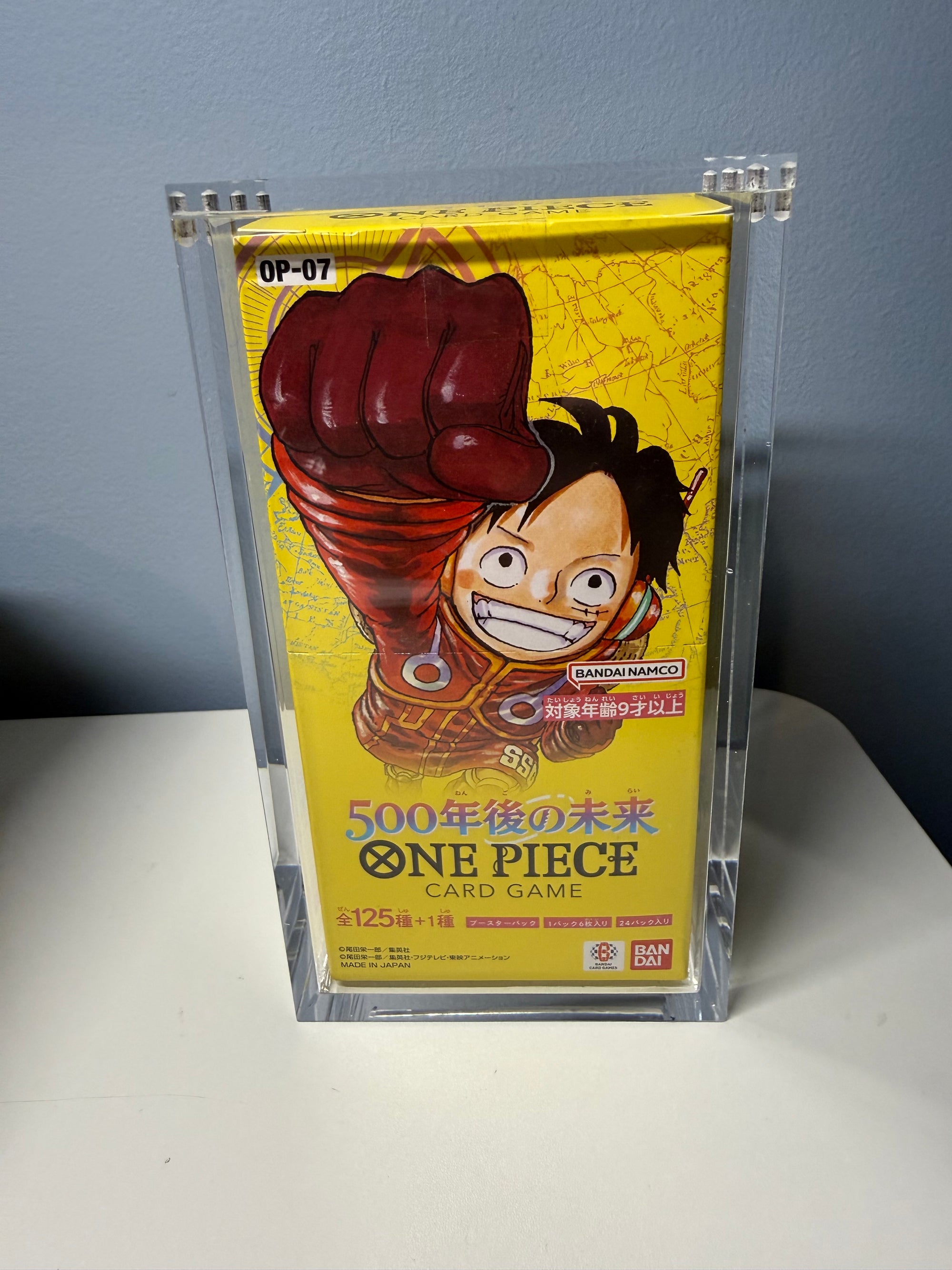 Japanese One Piece Booster Box Acrylic Display Case Magnetic
