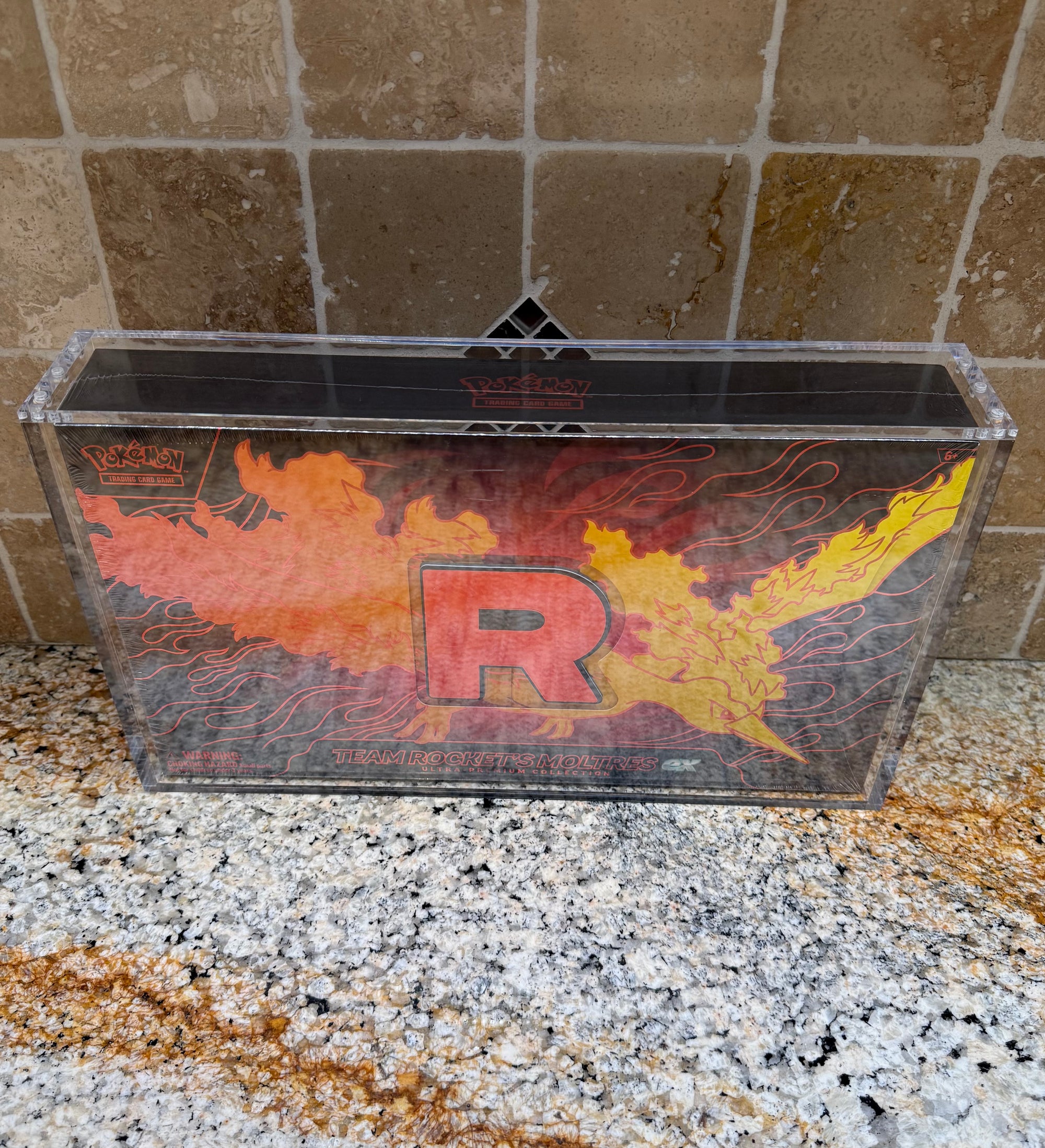 Pokémon Team Rocket’s Moltres ex UPC Acrylic Display Case