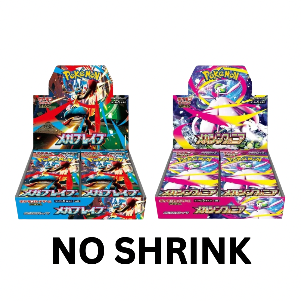 Pokémon: MEGA Symphonia M1S & MEGA Brave M1L Booster Box Bundle — NO SHRINK (Japanese)