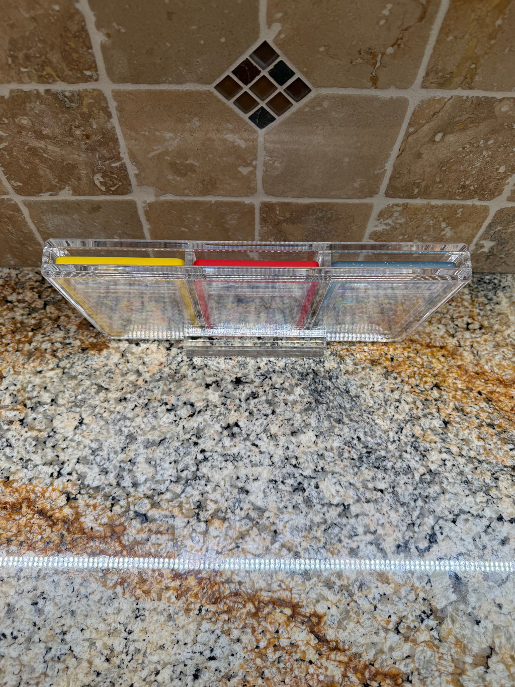 Triple PSA Graded Slab Bumper Acrylic Display Case Magnetic