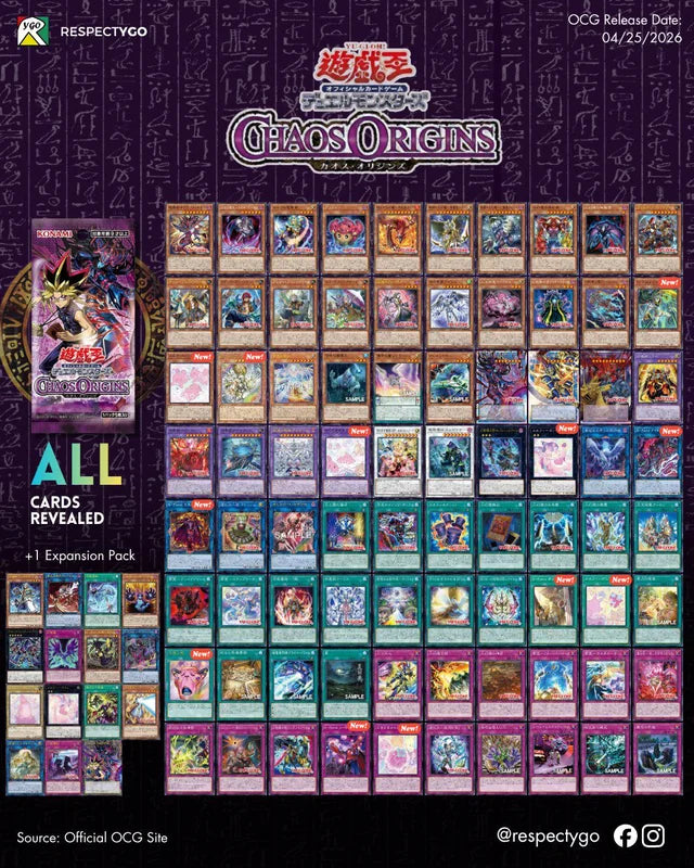 Yu-Gi-Oh! OCG Chaos Origins Booster Box (Japanese)