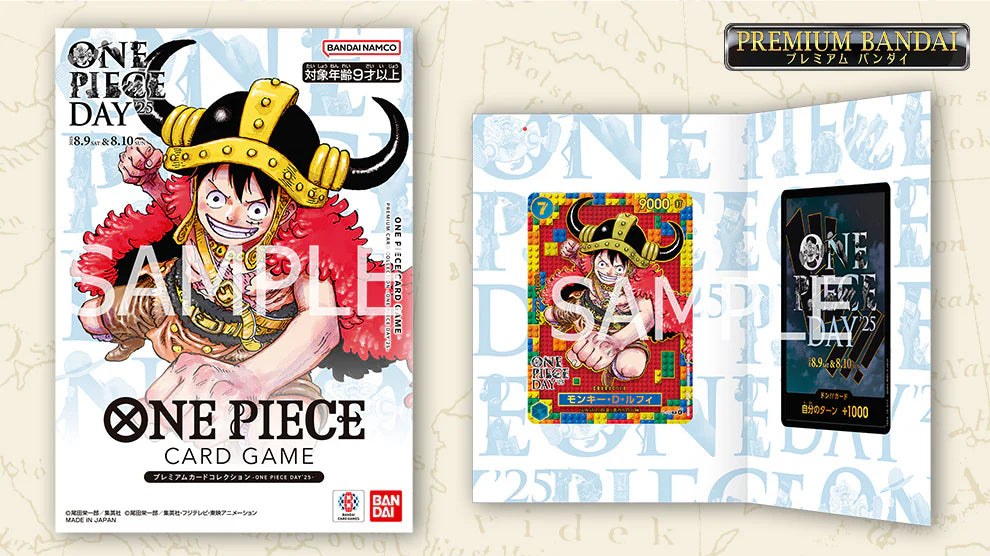 One Piece Day 2025 Promo Set Monkey D. Luffy P-110 Japanese SEALED