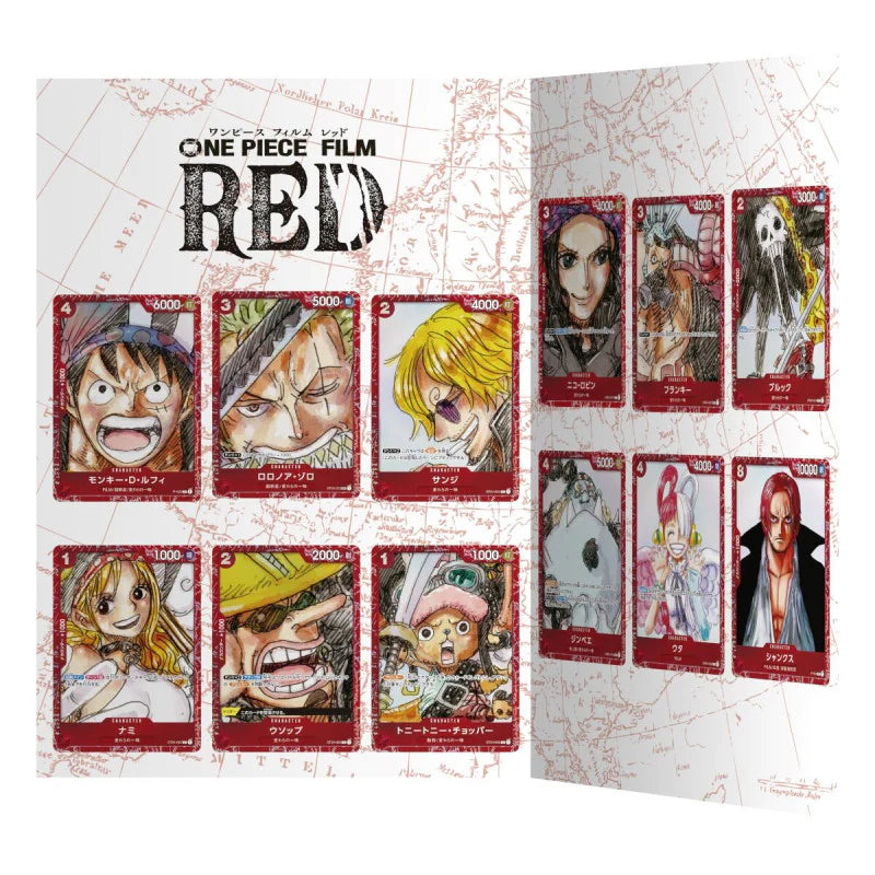 One Piece Premium Card Collection Film Red Edition Japanese Promo Set