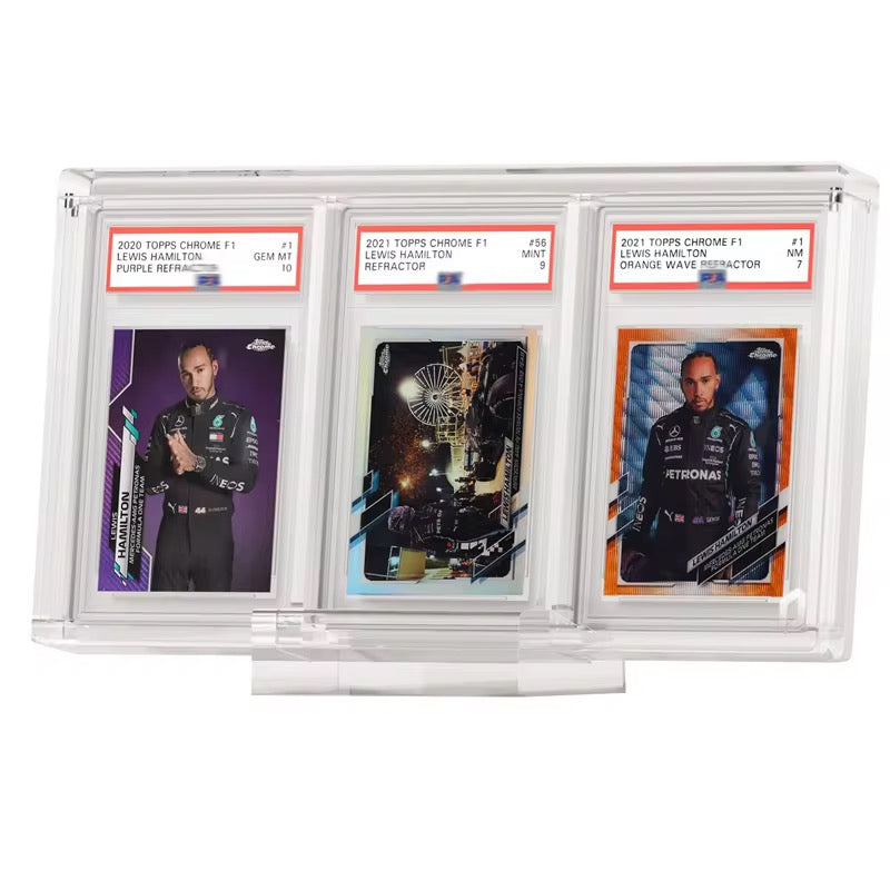 Triple PSA Slab Acrylic Display Case Magnetic Lid | PRESALE - SHIPS MAY 14