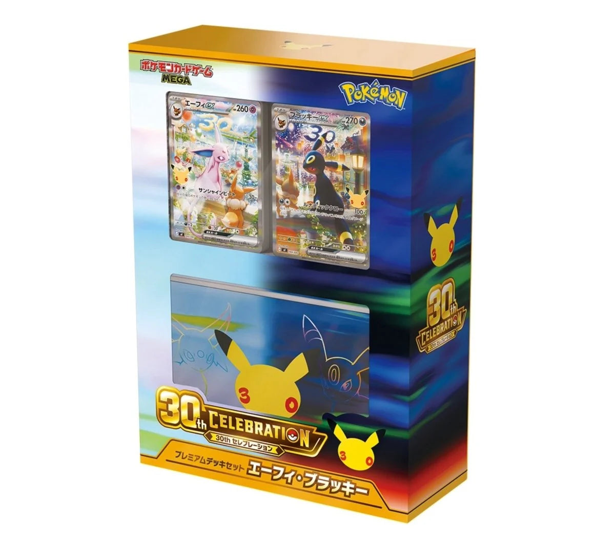 Pokémon 30th Anniversary Premium Deck Set Espeon Umbreon Japanese
