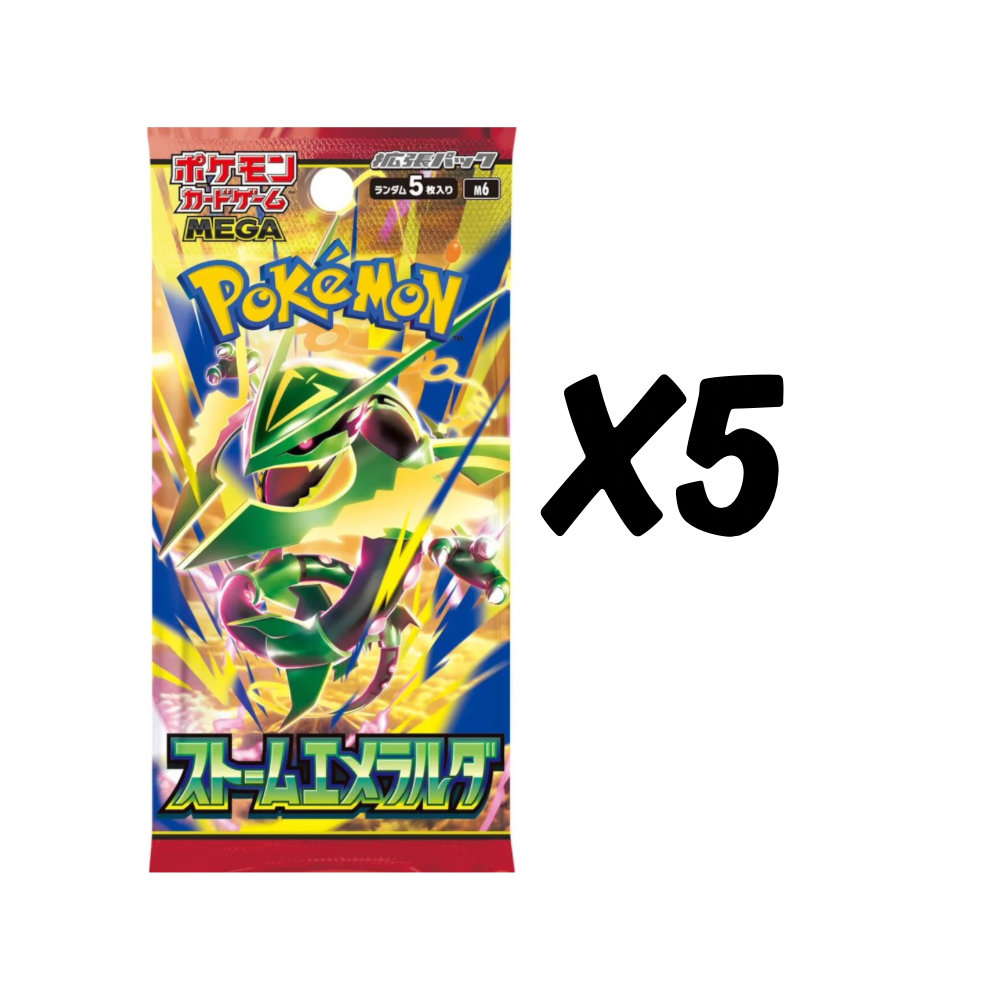 Pokémon: Storm Emeralda M6 Booster Box — Mega Evolution Series (Japanese)