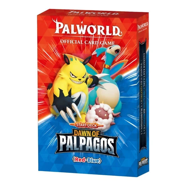 Palworld OFFICIAL CARD GAME: TD01 Dawn of Palpagos Red・Blue Trial Deck (English)