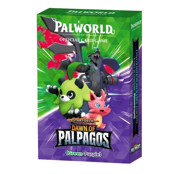 Palworld OFFICIAL CARD GAME: TD02 Dawn of Palpagos Green・Purple Trial Deck (English)