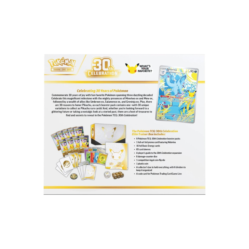 Pokémon: 30th Celebration 30C: Elite Trainer Box